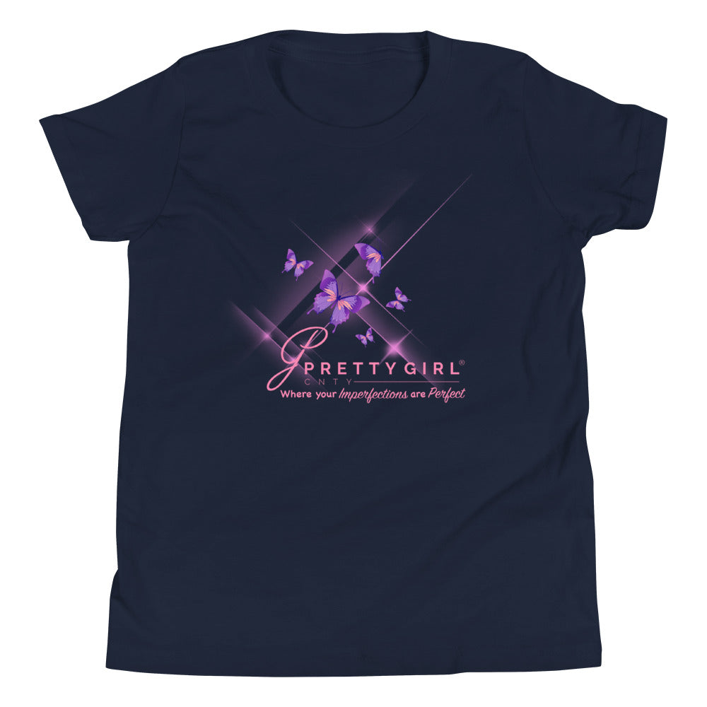 B/C Youth Short Sleeve T-Shirt Butterflies Rising