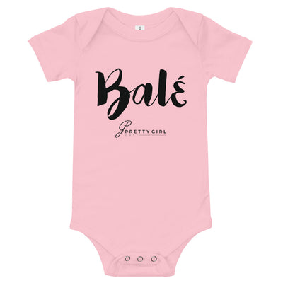 B/C Short sleeve baby bodysuit Bale Black