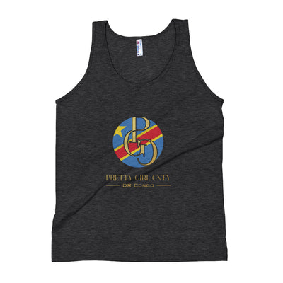G/C Unisex Tri-Blend Tank Top Dr Congo Gold