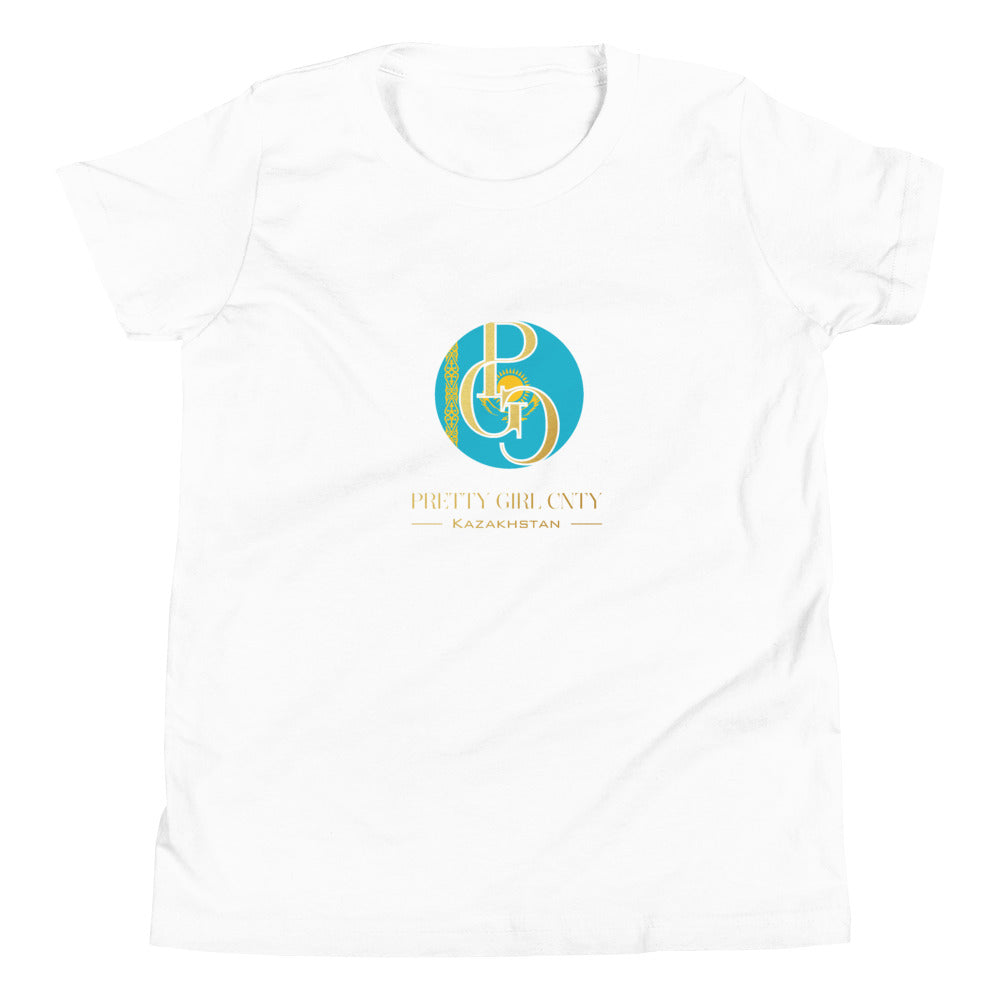 G/C Girl's T-Shirt Kazakhstan Gold