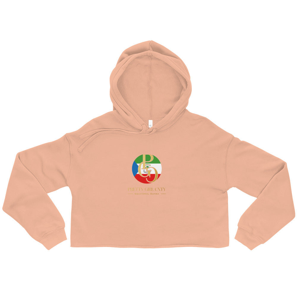 G/C Women’s Crop Hoodie Equatorial Guinea  Gold