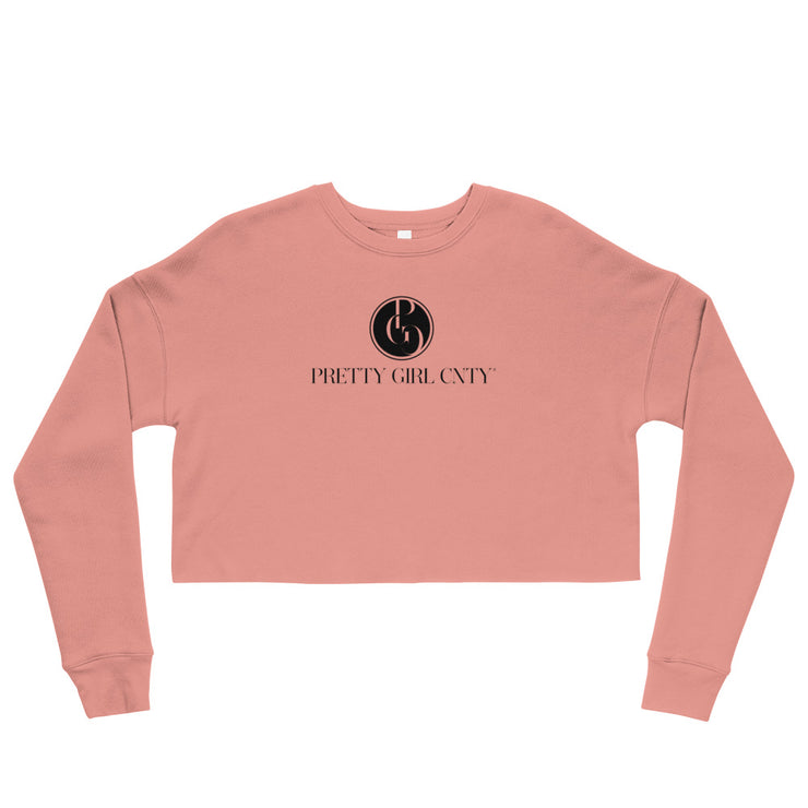 S/C Crop Sweatshirt Signature Logo Black