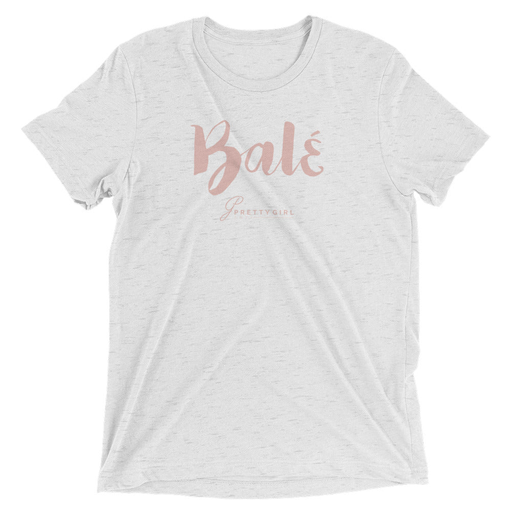 B/C Short-Sleeve Unisex Tri-Blend T-shirt Bale Pink