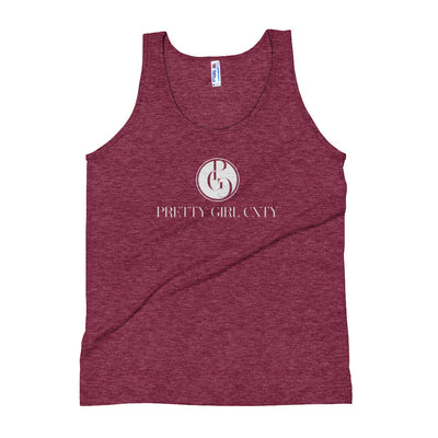 S/C Unisex Tri-Blend Tank Top Signature Logo White