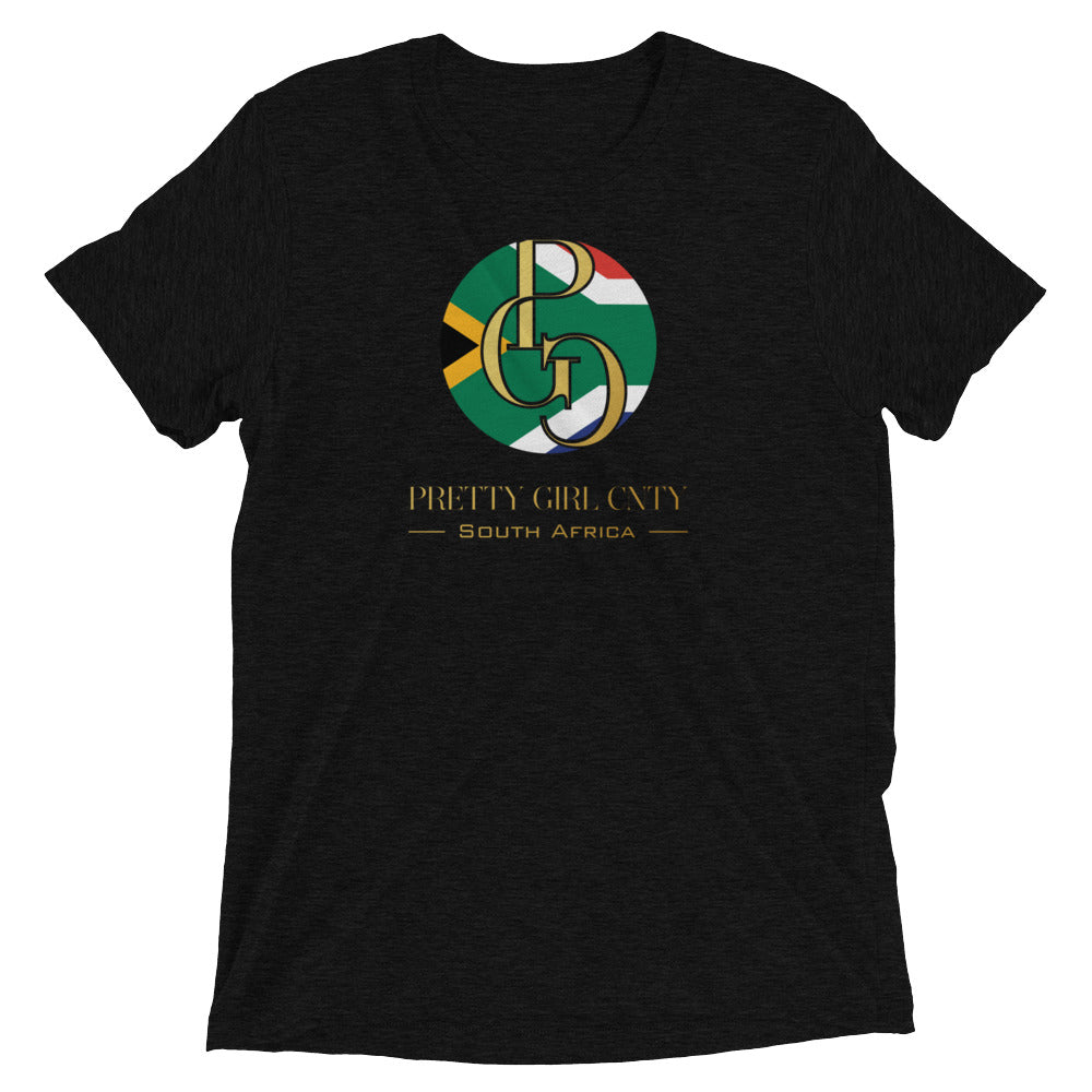 G/C Short-Sleeve Unisex Tri-Blend T-shirt South Africa Gold