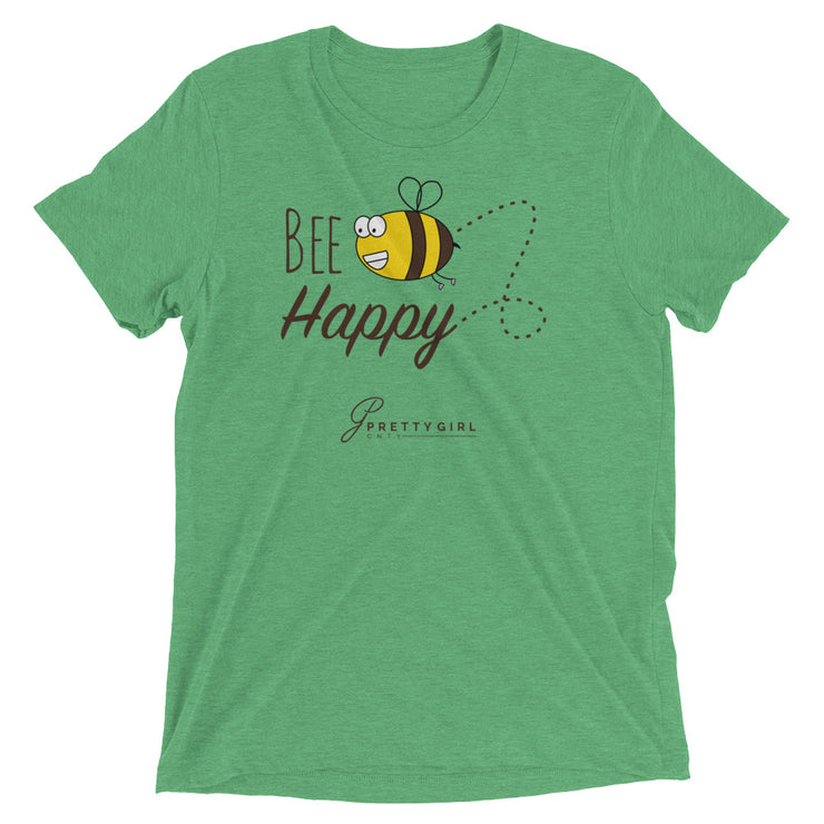 B/C Short-Sleeve Unisex Tri-Blend T-shirt Cartoon Bee