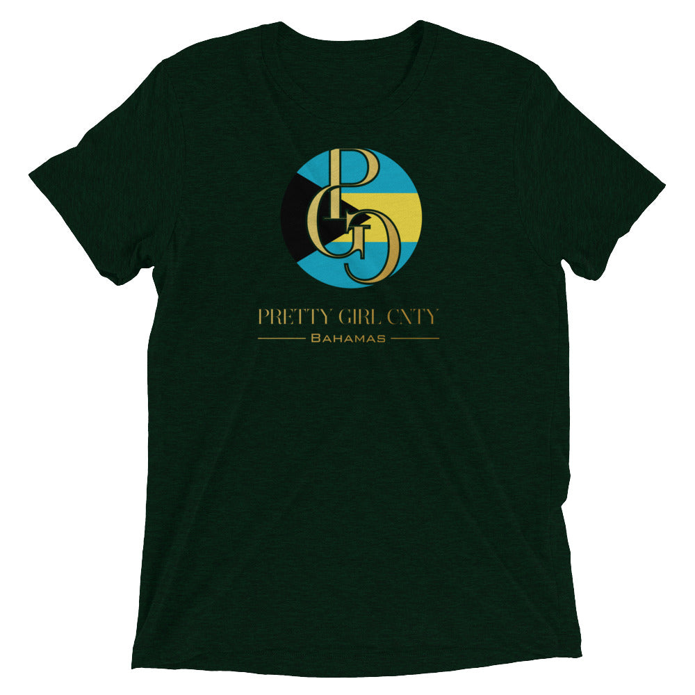 G/C Short-Sleeve Unisex Tri-Blend T-shirt Bahamas Gold