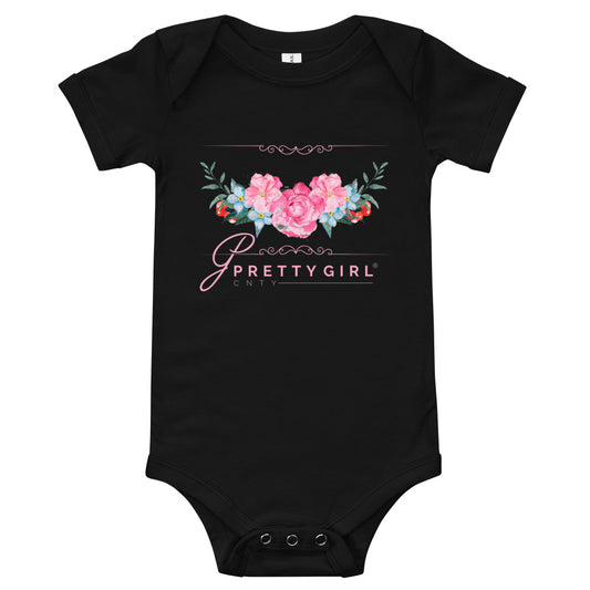 B/C Short sleeve baby bodysuit Arch of Roses