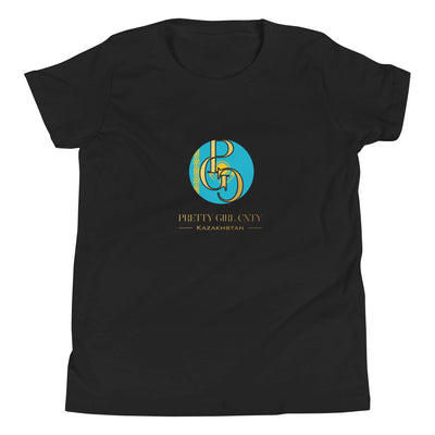 G/C Girl's T-Shirt Kazakhstan Gold