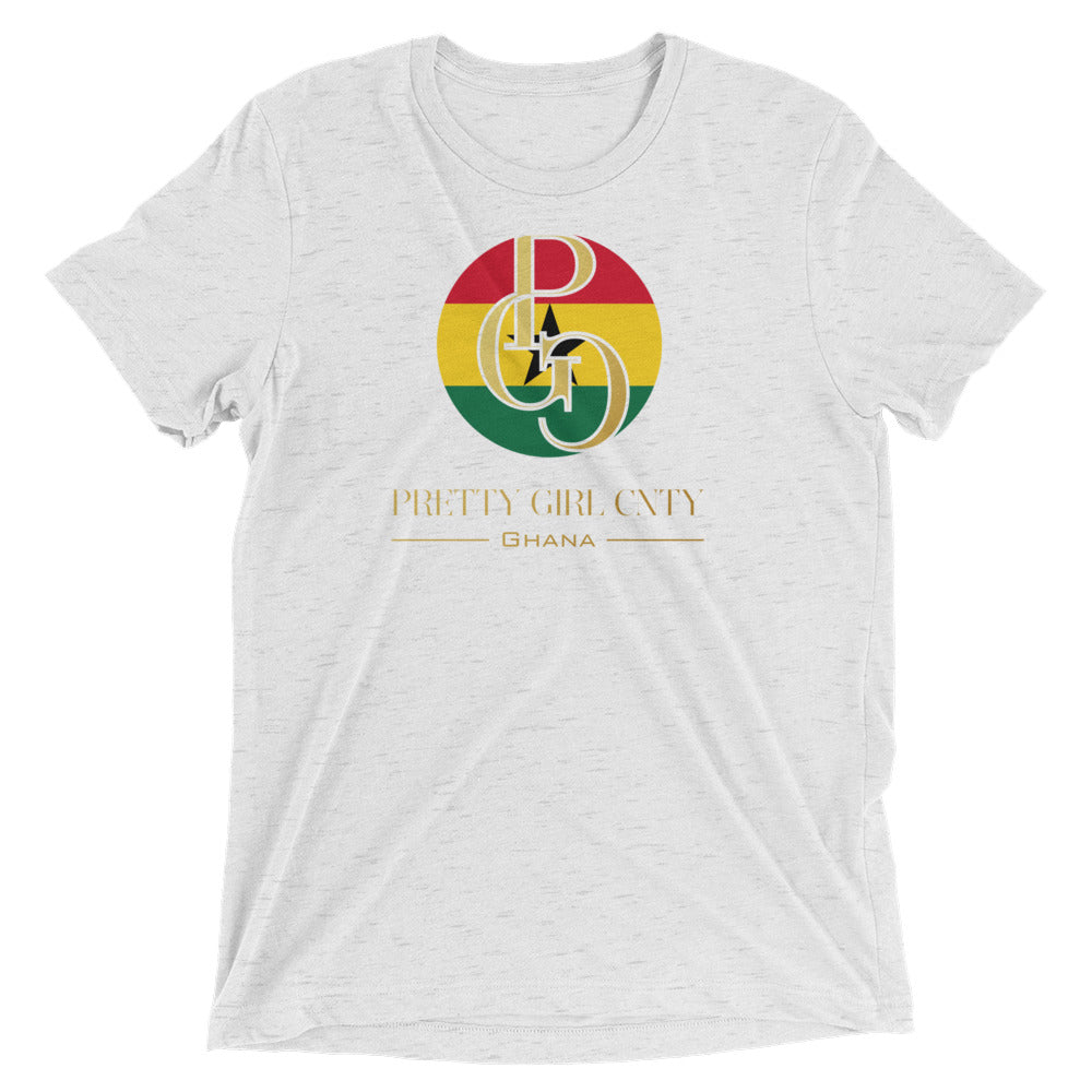 G/C Short-Sleeve Unisex Tri-Blend T-shirt Ghana Gold