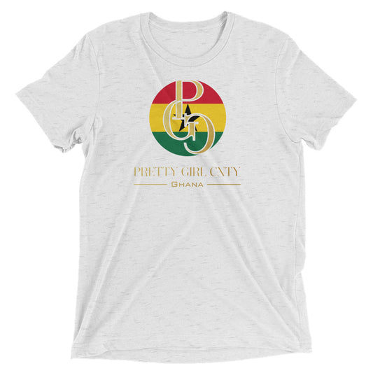 G/C Short-Sleeve Unisex Tri-Blend T-shirt Ghana Gold