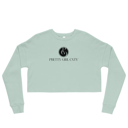 S/C Crop Sweatshirt Signature Logo Black