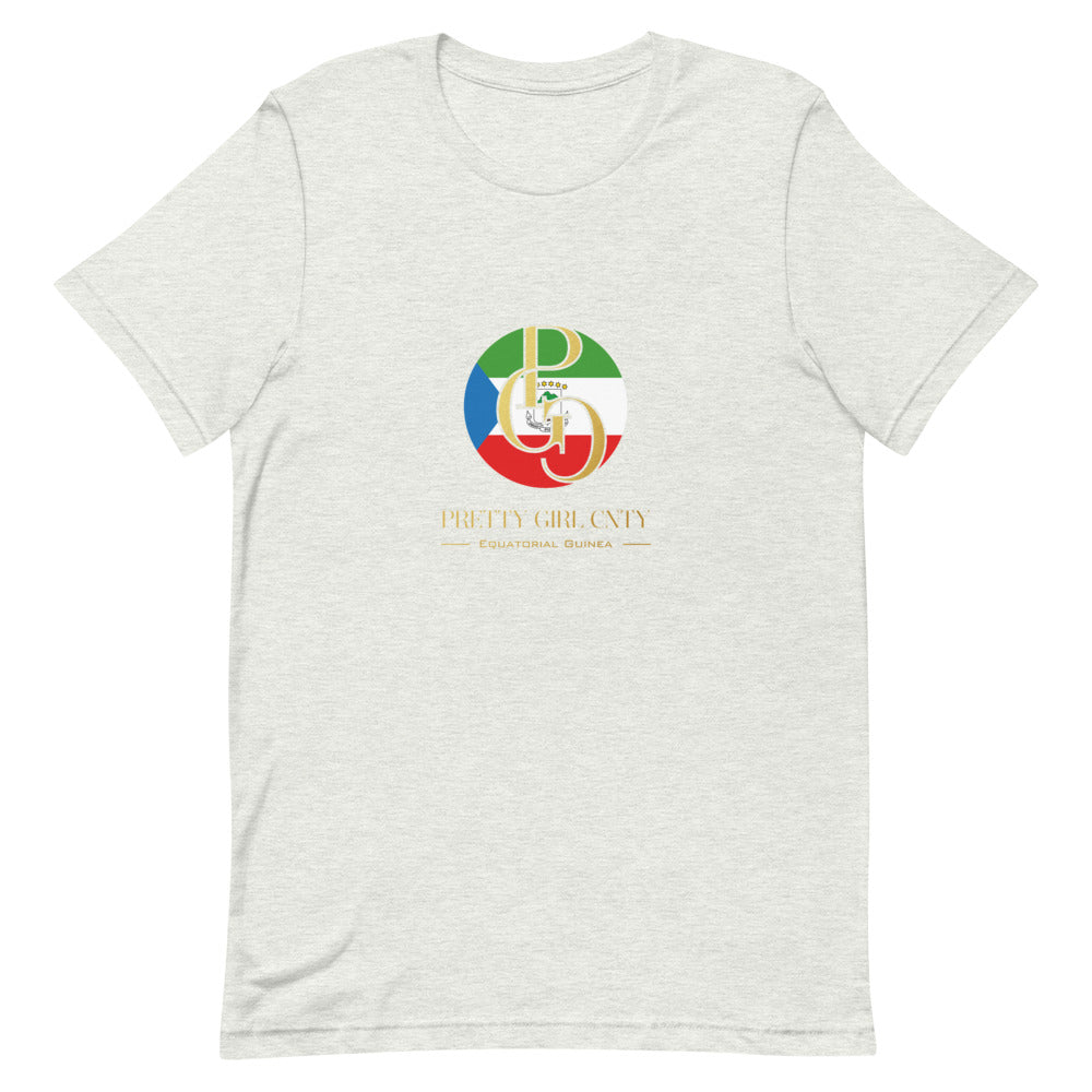 G/C Short-Sleeve Unisex T-shirt Equatorial Guinea  Gold