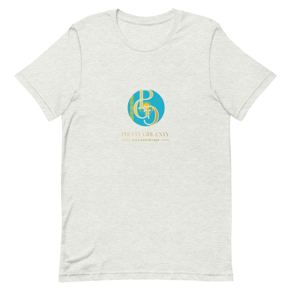 G/C Short-Sleeve Unisex T-shirt Kazakhstan Gold