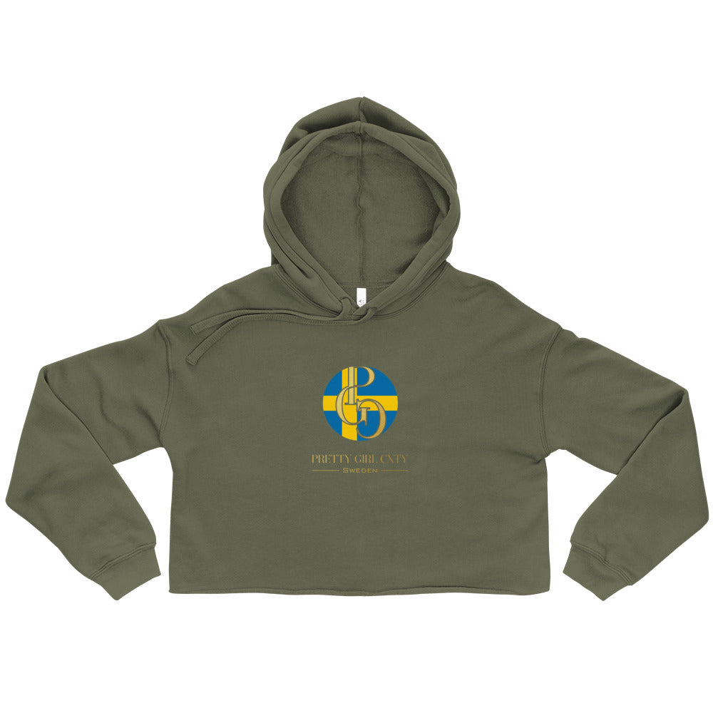 G/C Women’s Crop Hoodie Sweden Gold