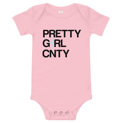 B/C Short sleeve baby bodysuit Ballerina Text Black