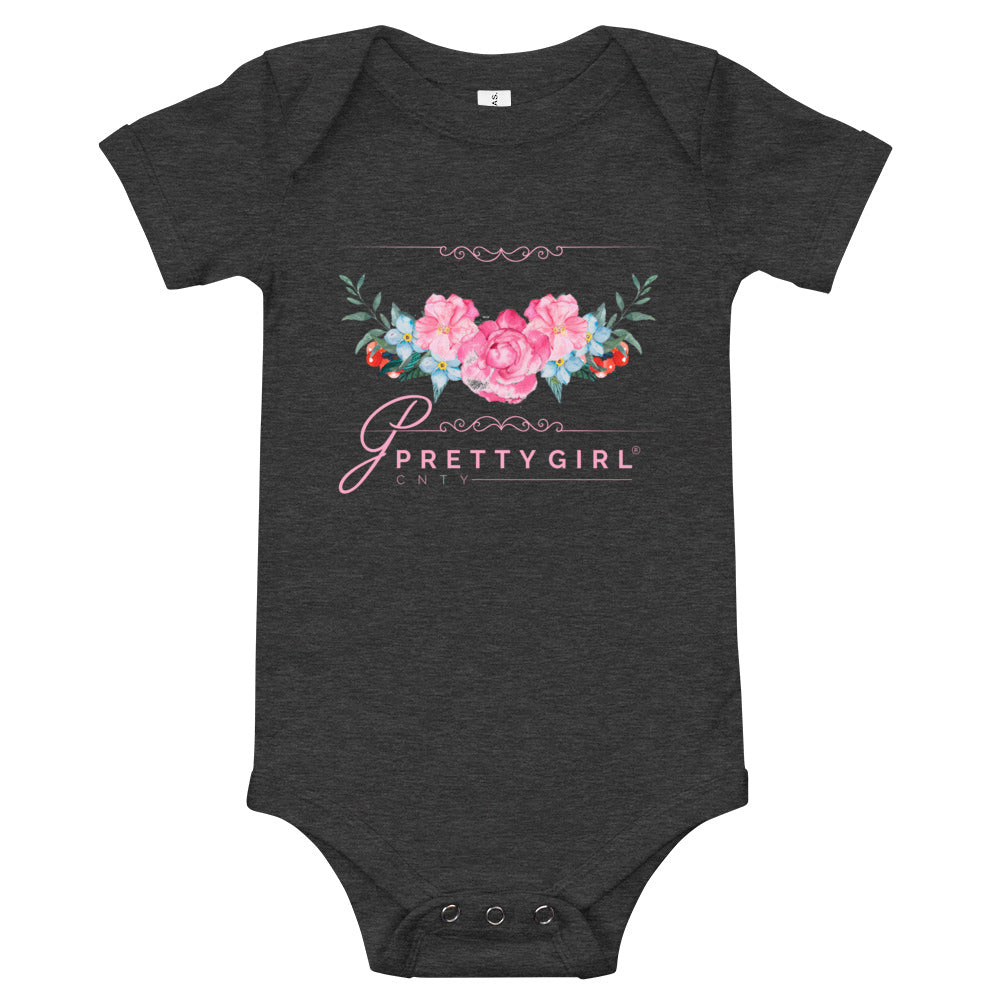 B/C Short sleeve baby bodysuit Arch of Roses