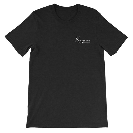 B/C Women’s Short-Sleeve Unisex T-Shirt LC Ballerina Text White