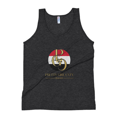G/C Unisex Tri-Blend Tank Top Egypt Gold