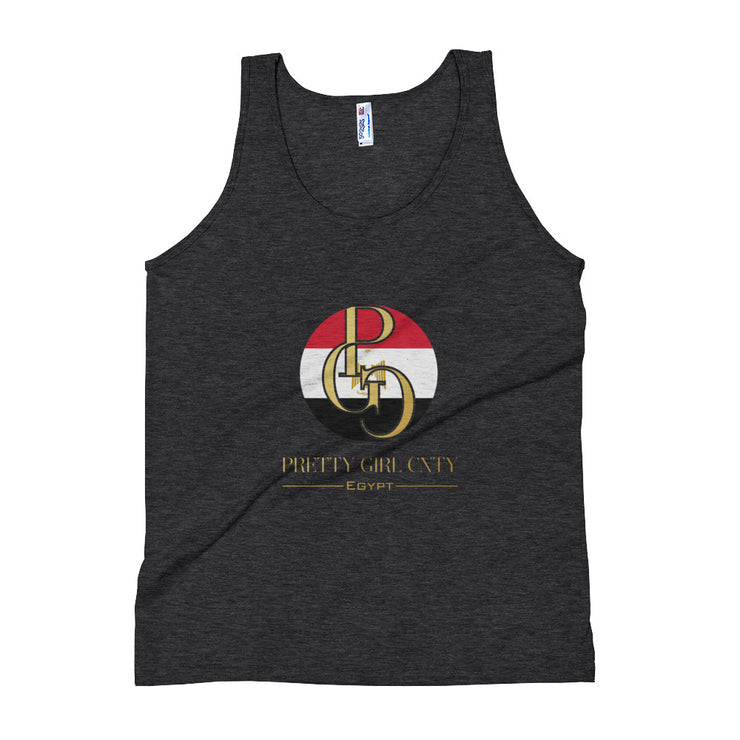 G/C Unisex Tri-Blend Tank Top Egypt Gold