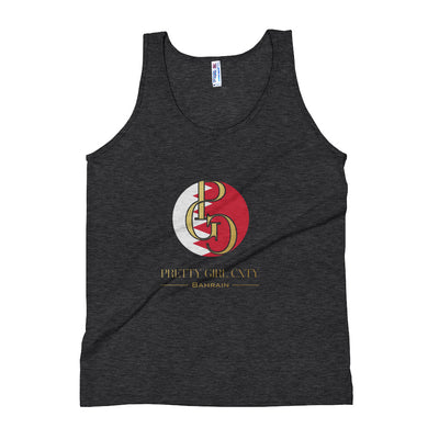 G/C Unisex Tri-Blend Tank Top Bahrain Gold