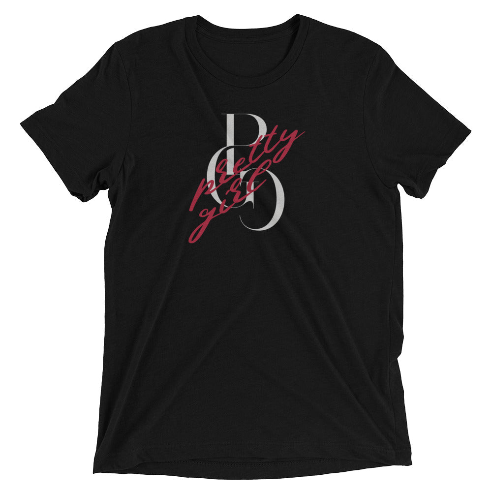 S/C Short-Sleeve Unisex Tri-Blend T-shirt Vandal Logo Silver