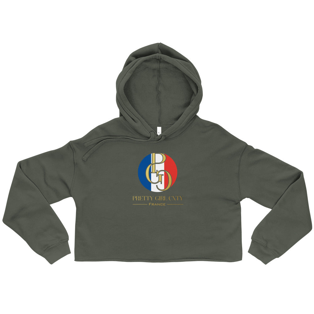 G/C Women’s Crop Hoodie France Gold
