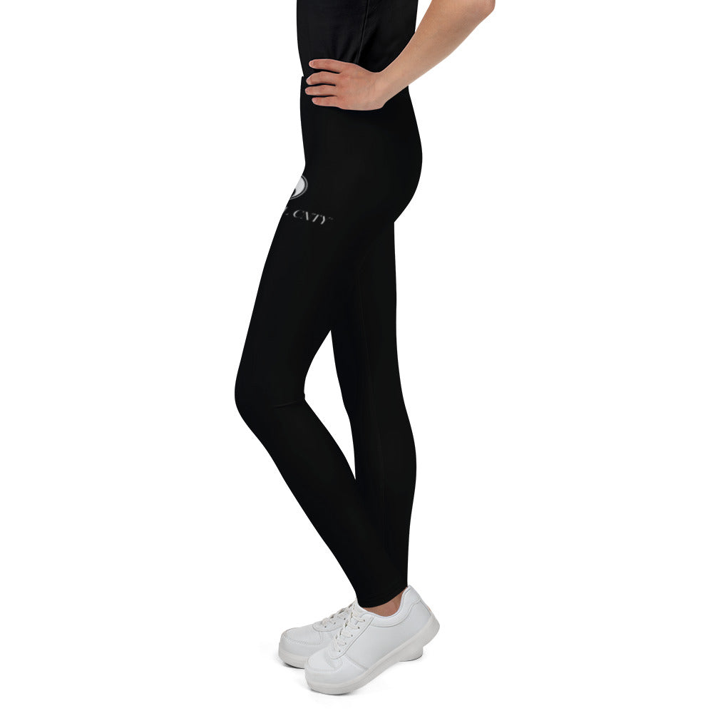 S/C Junior Black Leggings Signature logo