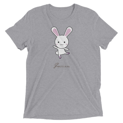 B/C Short-Sleeve Unisex Tri-Blend T-shirt Cartoon Bunny