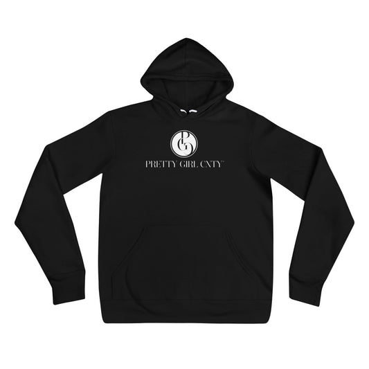 S/C Unisex Hoodie Signature Logo White