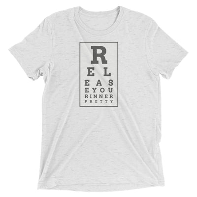 S/C Short-Sleeve Unisex Tri-Blend T-shirt Eye Chart Grey