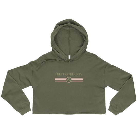 S/C Women’s Crop Hoodie Stripes Pink