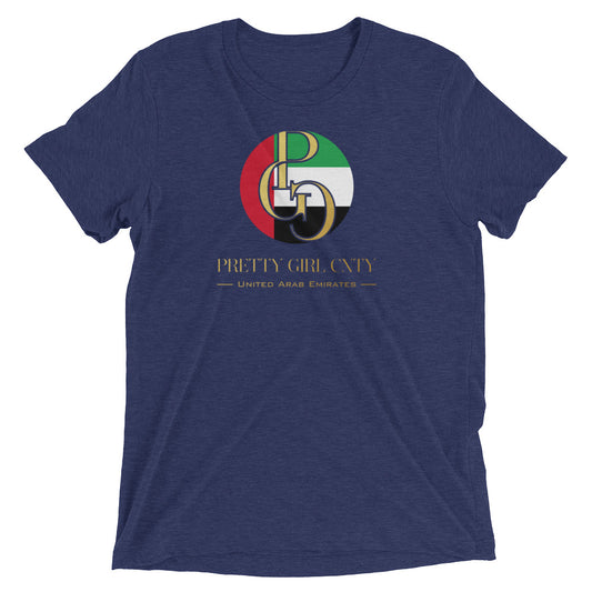 G/C Short-Sleeve Unisex Tri-Blend T-shirt U.A.E. Gold