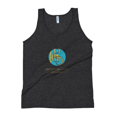 G/C Unisex Tri-Blend Tank Top Kazakhstan Gold