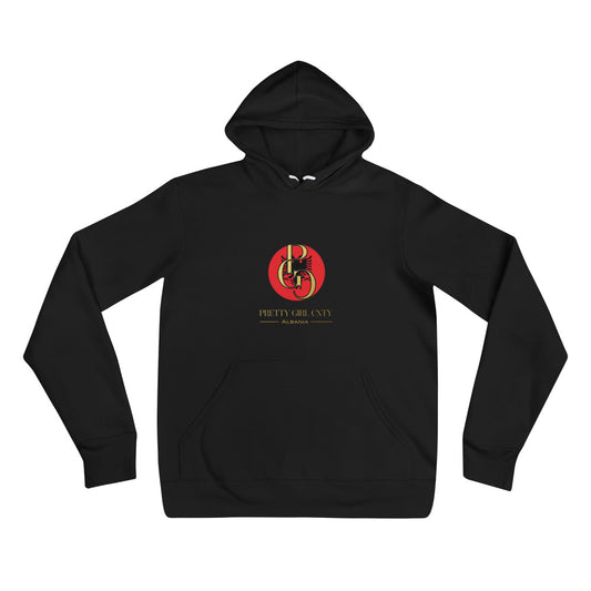 G/C Unisex Hoodie Albania Gold