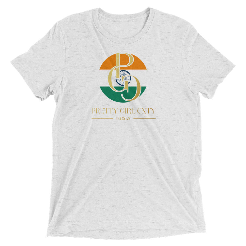 G/C Short-Sleeve Unisex Tri-Blend T-shirt India Gold