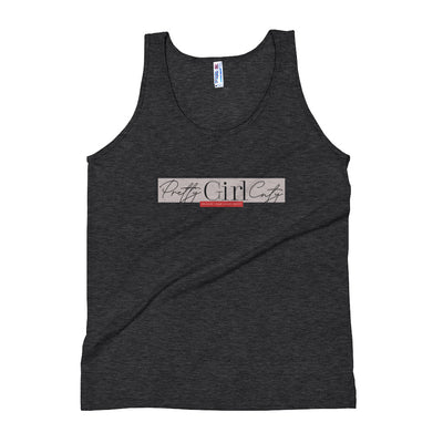 S/C Unisex Tank Top Pretty Pink Rectangle