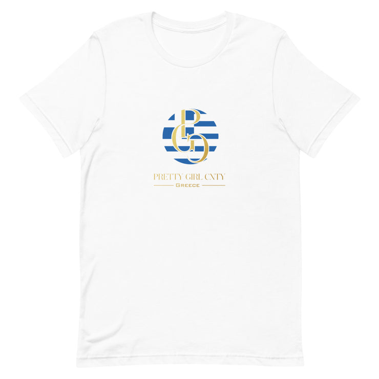 G/C Short-Sleeve Unisex T-shirt Greece Gold
