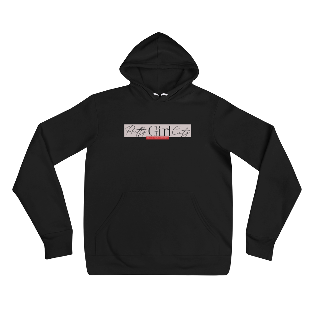 S/C Unisex hoodie Pretty Pink Rectangle