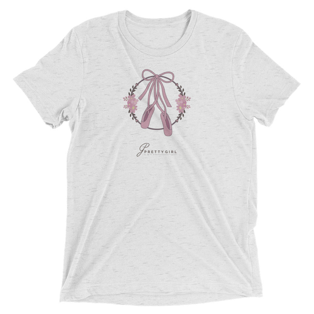B/C Short-Sleeve Unisex Tri-Blend T-shirt Ballet Shoes DT
