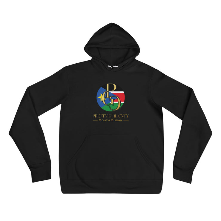 G/C Unisex Hoodie South-Sudan Gold