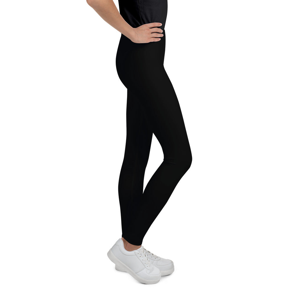 S/C Junior Black Leggings Signature logo