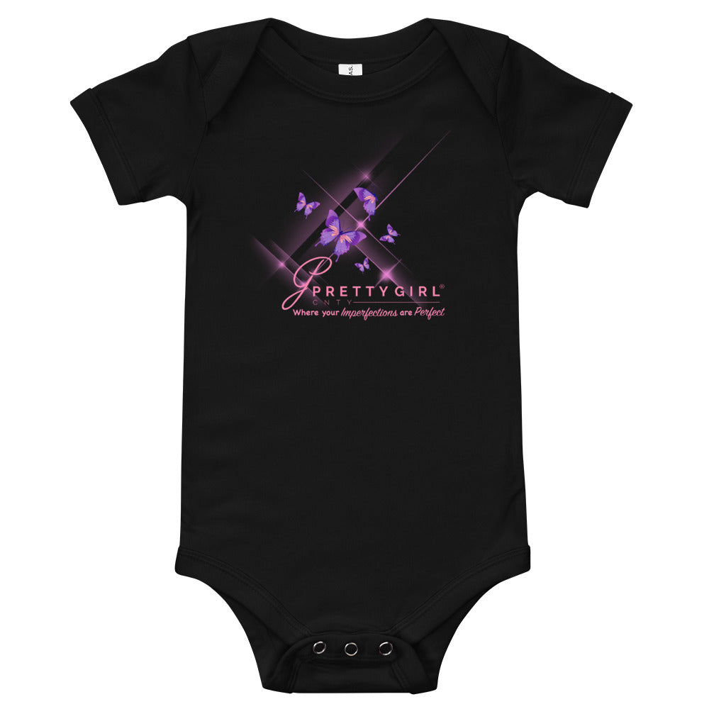 B/C Short sleeve baby bodysuit Butterflies Rising