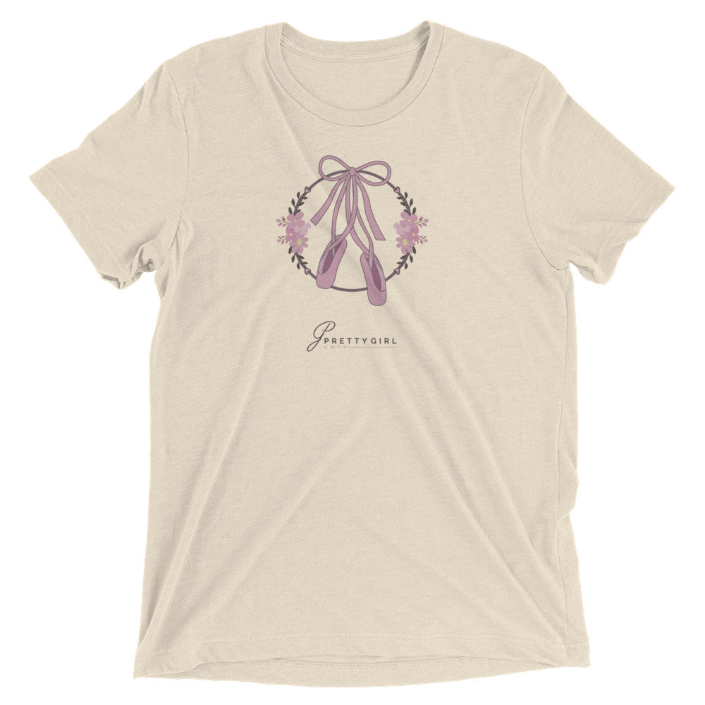 B/C Short-Sleeve Unisex Tri-Blend T-shirt Ballet Shoes DT