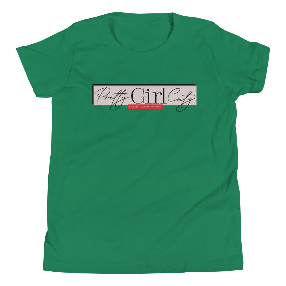 S/C Youth Short Sleeve T-Shirt Pretty Pink Rectangle