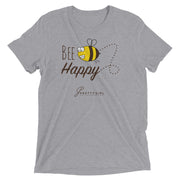 B/C Short-Sleeve Unisex Tri-Blend T-shirt Cartoon Bee