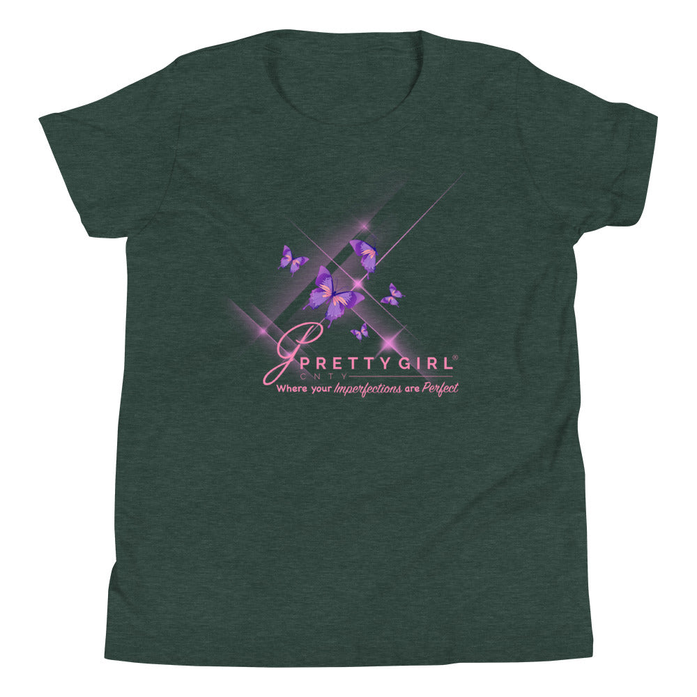 B/C Youth Short Sleeve T-Shirt Butterflies Rising