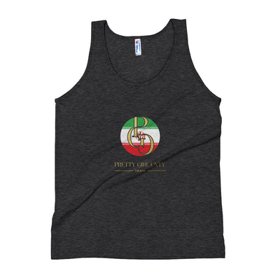 G/C Unisex Tri-Blend Tank Top Iran Gold