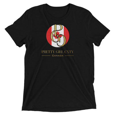 G/C Short-Sleeve Unisex Tri-Blend T-shirt Canada Gold