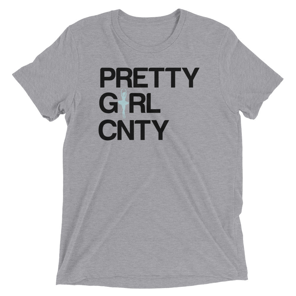 B/C Short-Sleeve Unisex Tri-Blend T-shirt Ballerina Text Black